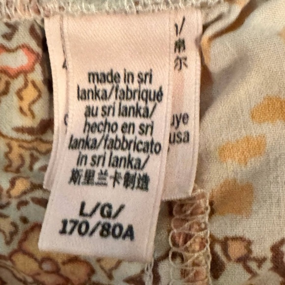 Paisley Print Women's Intimate short Shorts size LARGE - Picture 3 of 4